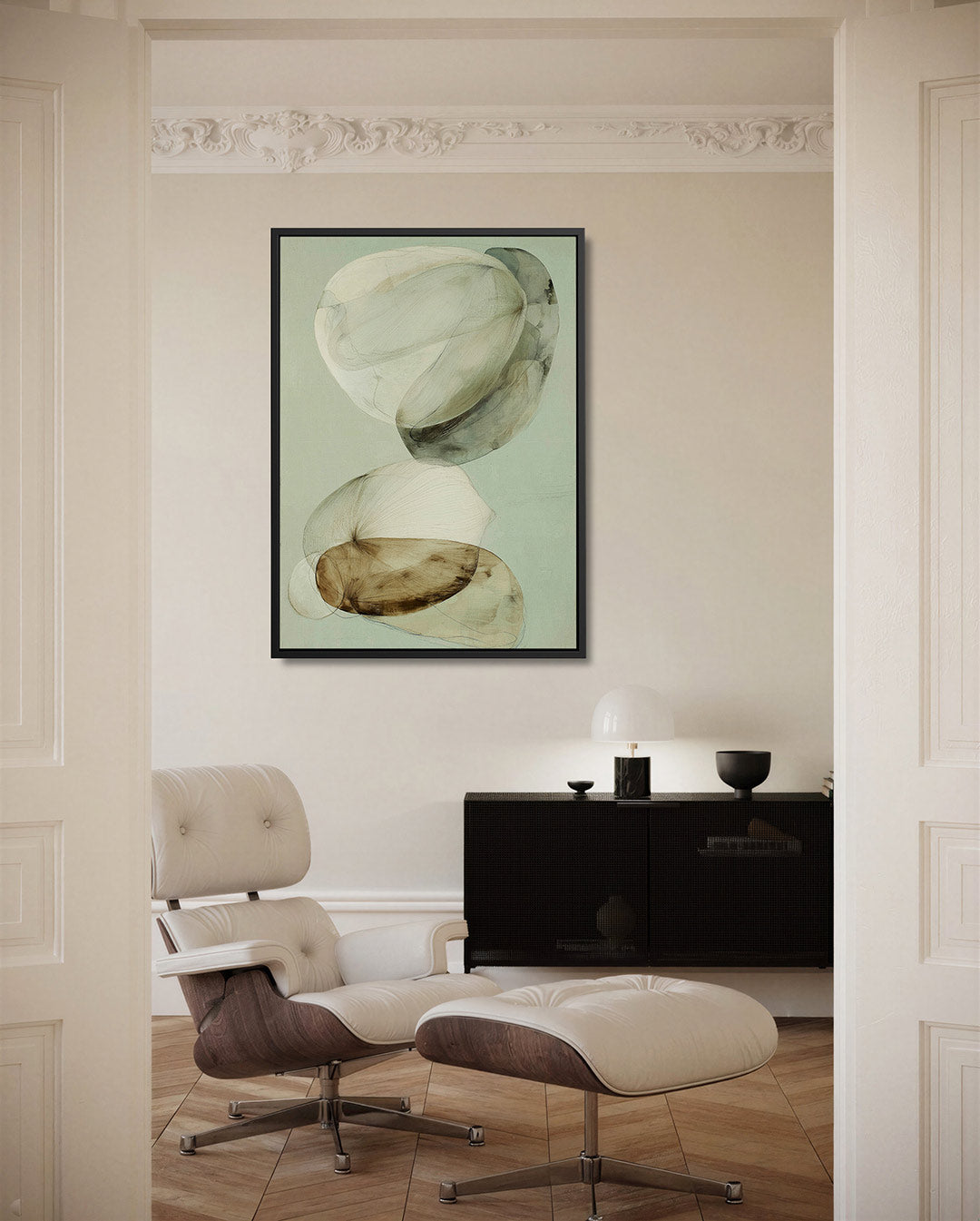 Organische vormen compositie Kunstwerk