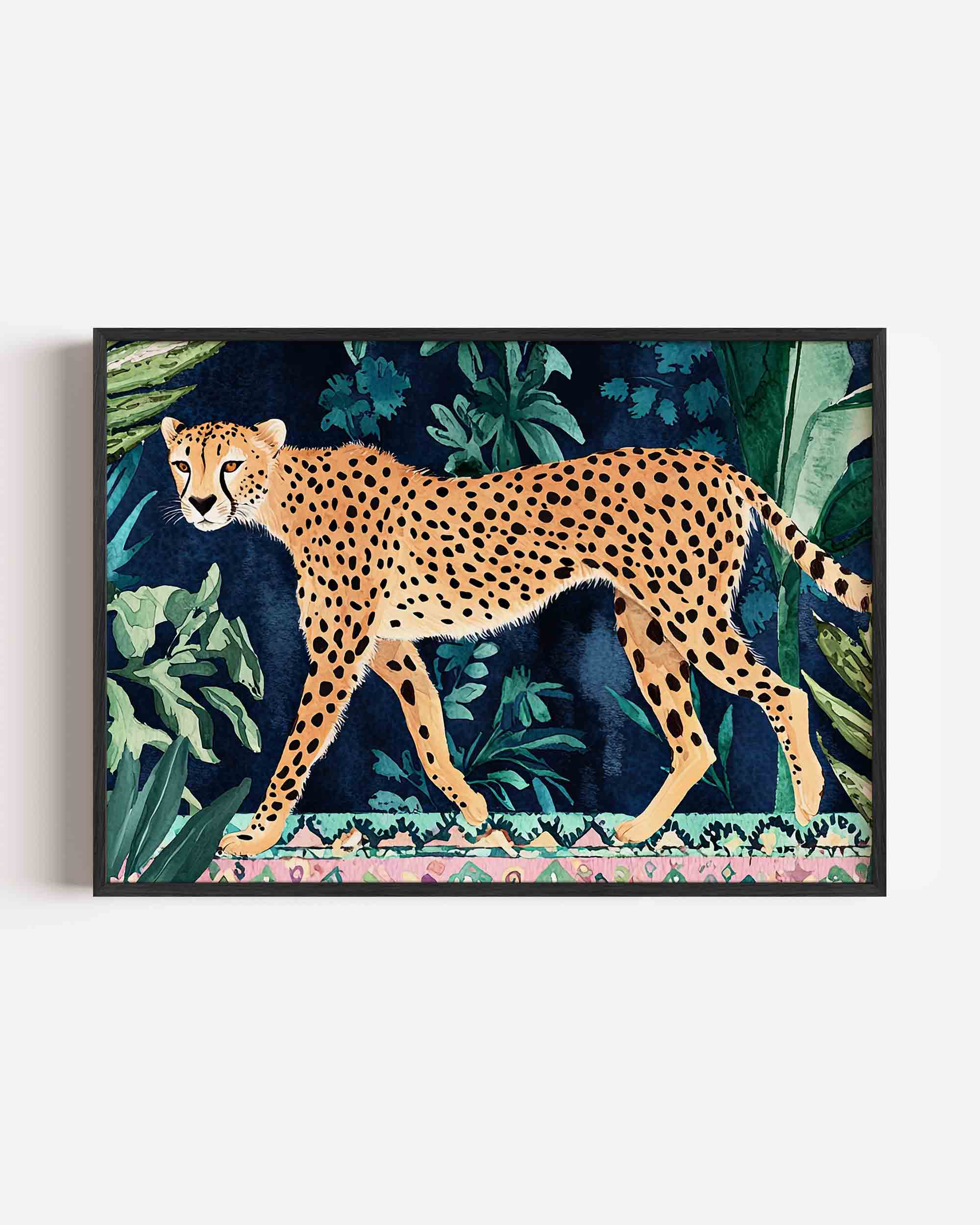 Luipaard in jungle Poster