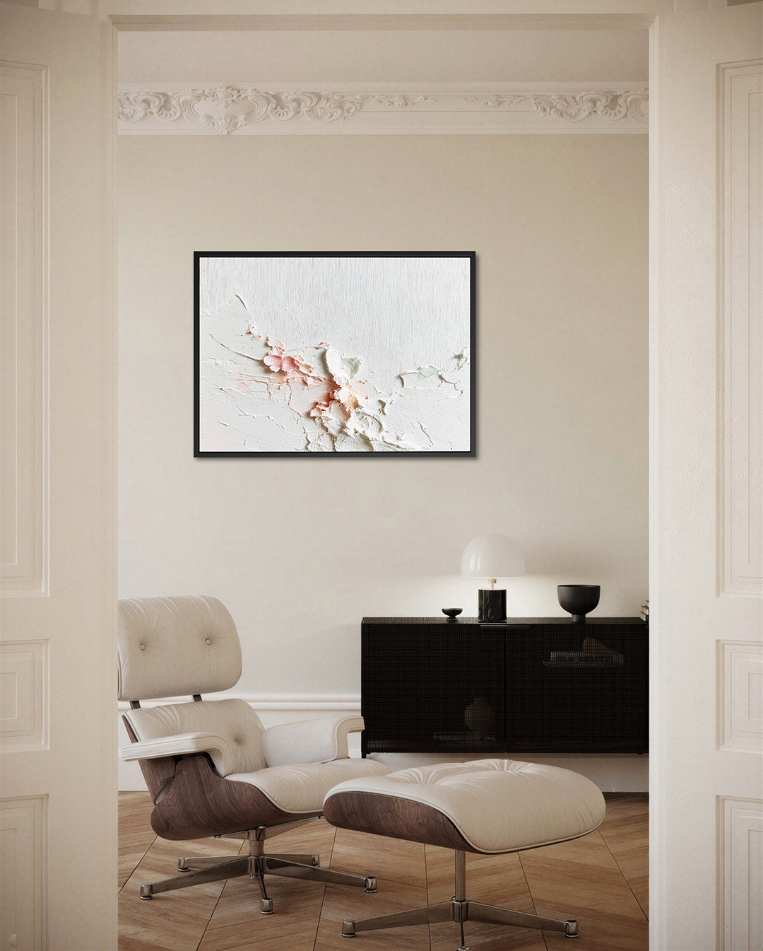Textuur en licht Kunstwerk