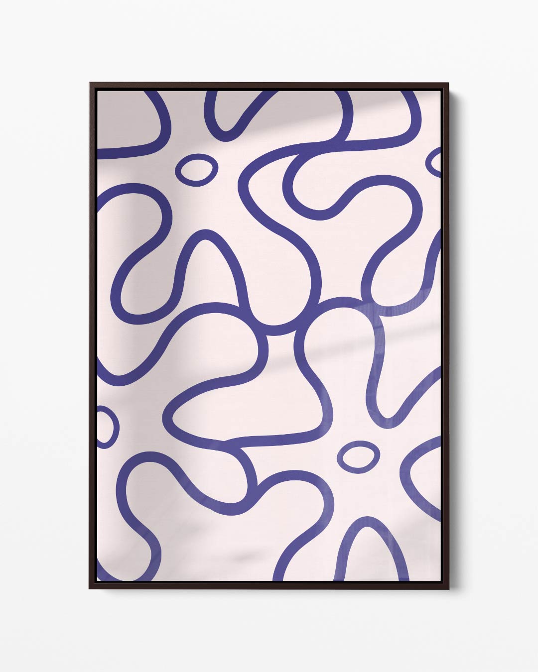 Bloemige Droom in Paars Kunstwerk-canvas-dibond-plexiglas-wanddecoratie-WallArtistic