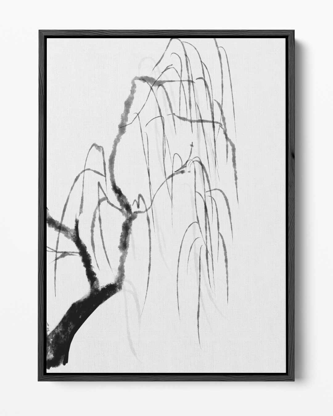 Subtiele Zen Bomen Kunstwerk-canvas-dibond-plexiglas-wanddecoratie-WallArtistic