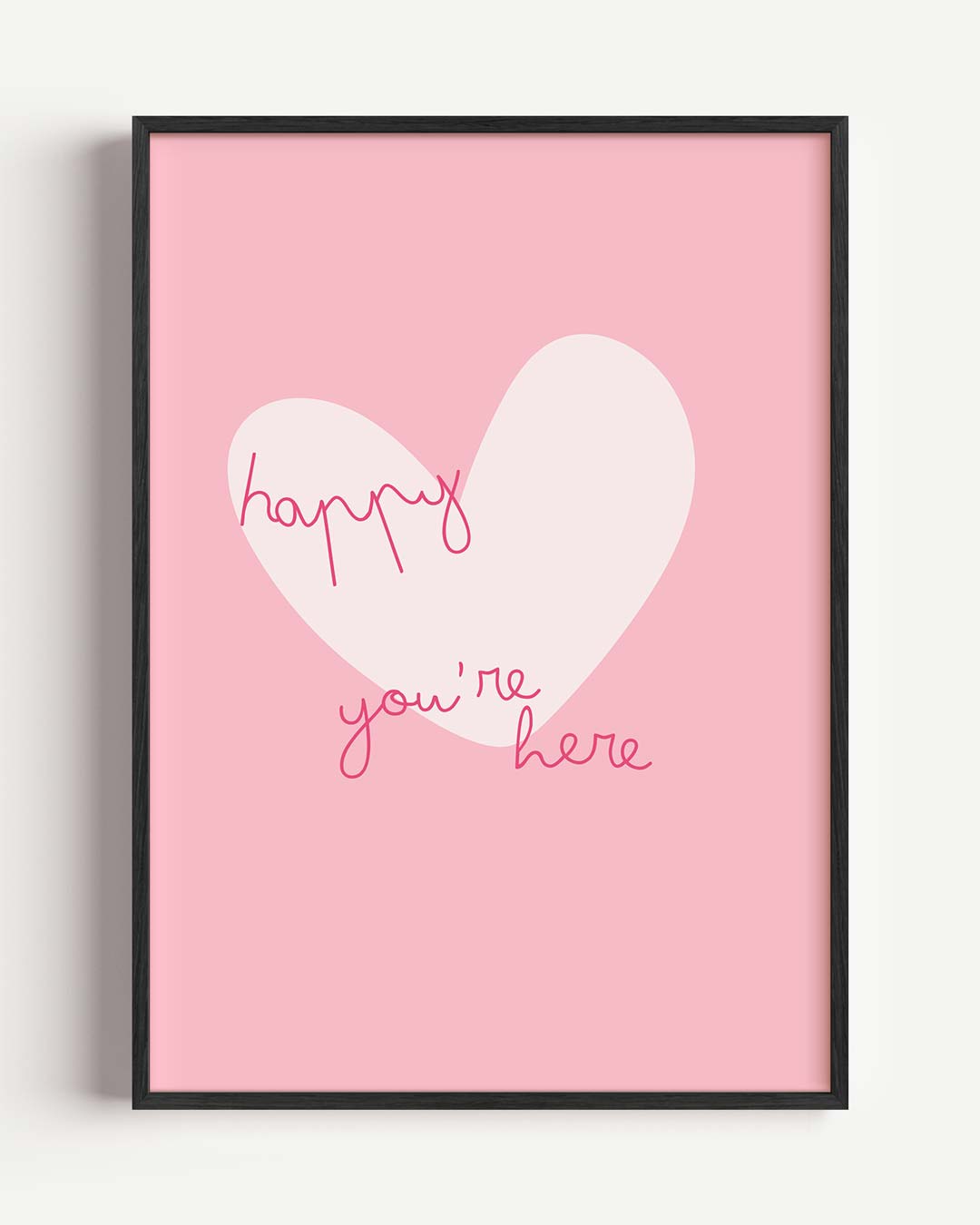 Liefdevolle Welkomstposter