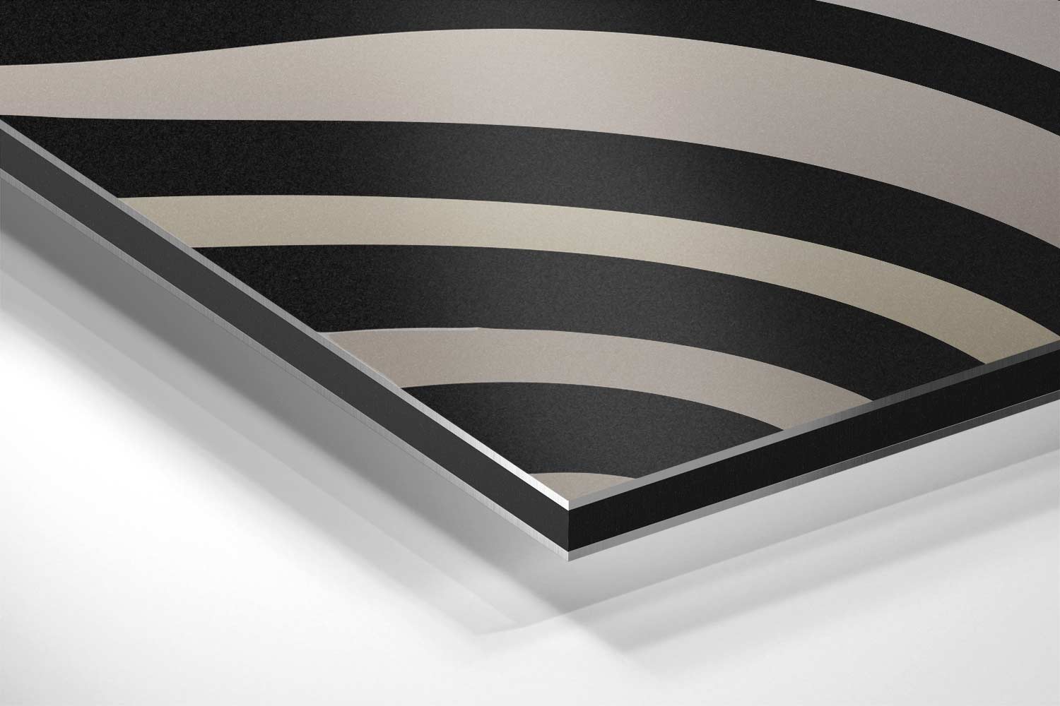Golf van Contrast Kunstwerk-canvas-dibond-plexiglas-wanddecoratie-WallArtistic