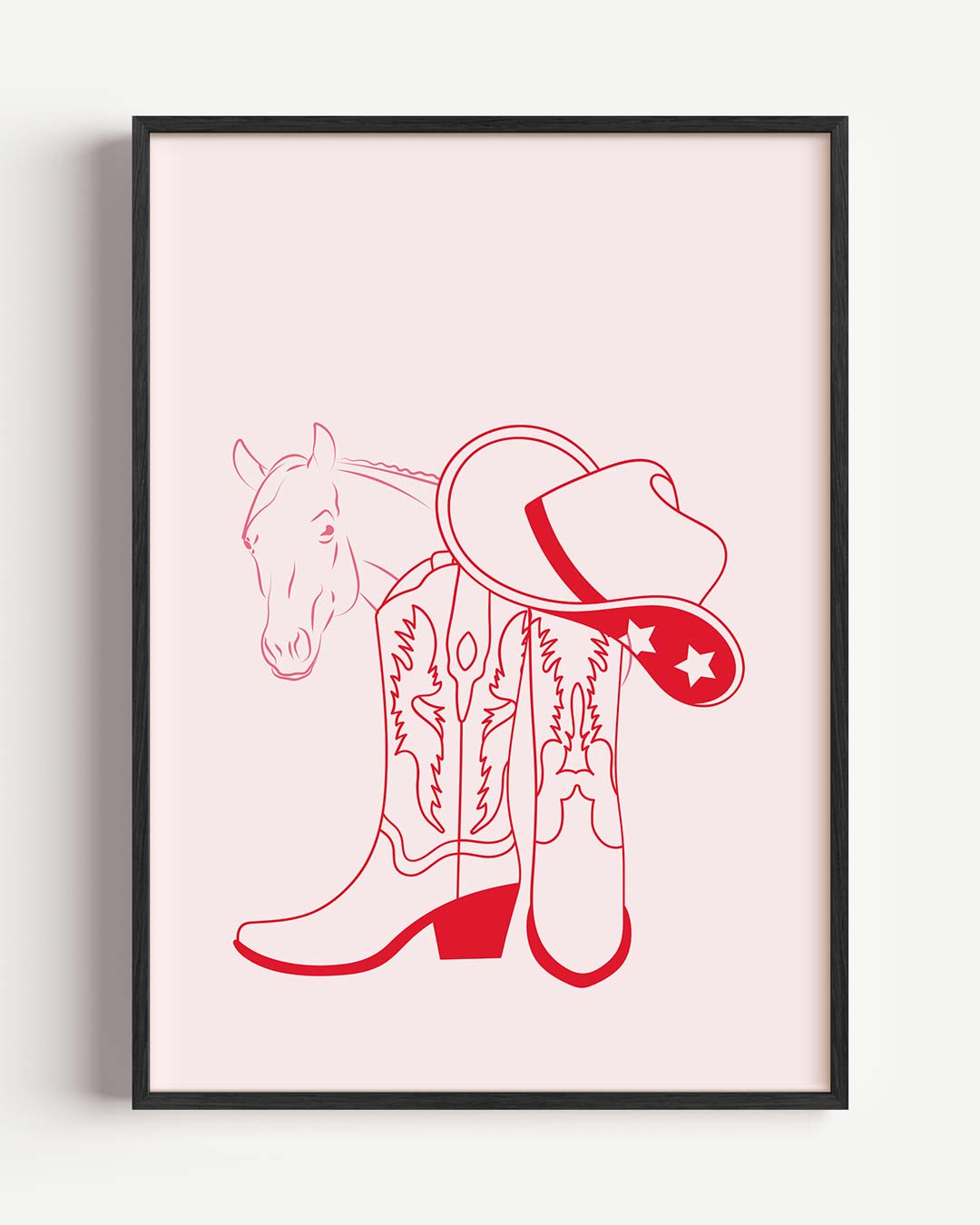 Cowboy Chic Poster