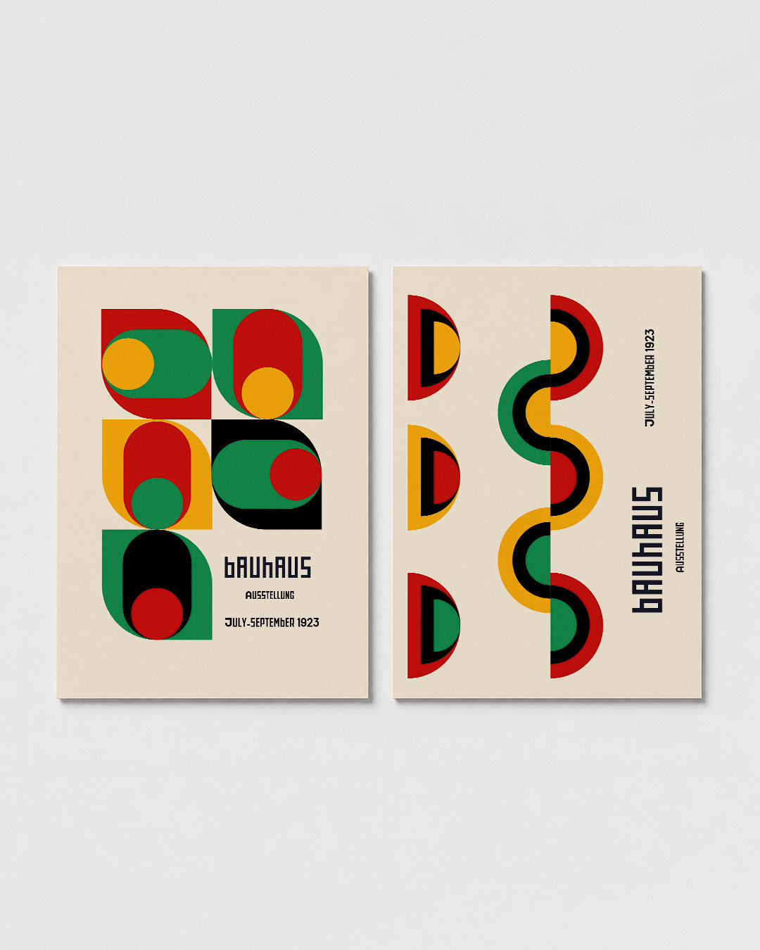 Kleurrijke vormen Posterset