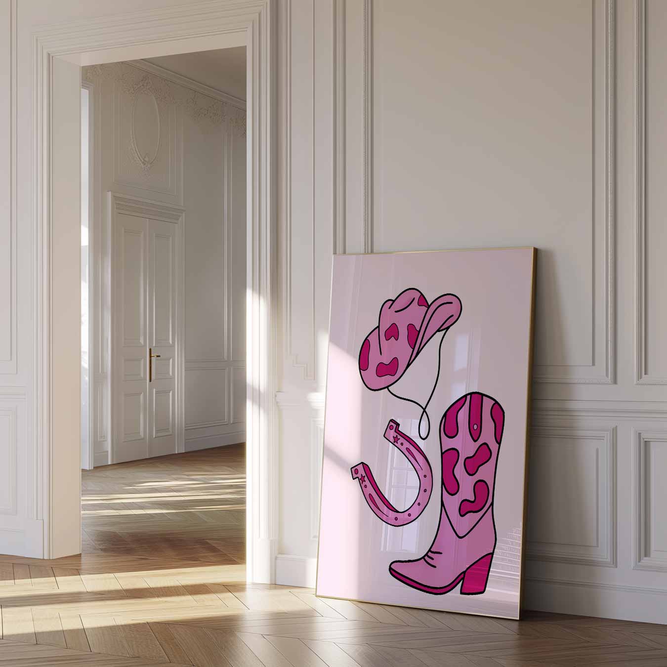 Stoere Western Stijl Poster