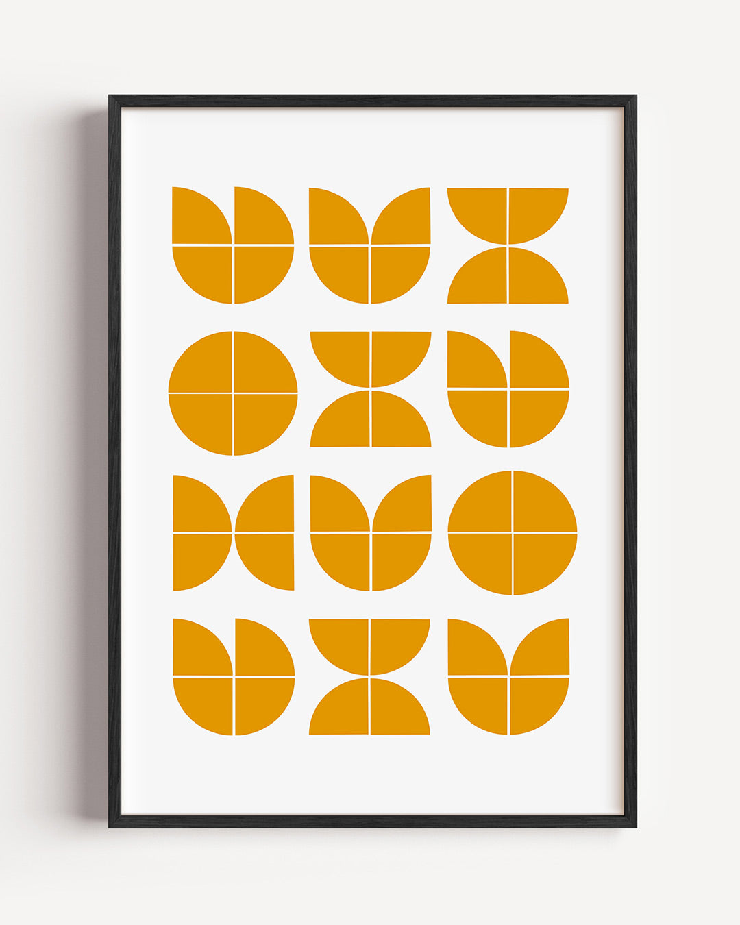 Vormritme en kleur Poster