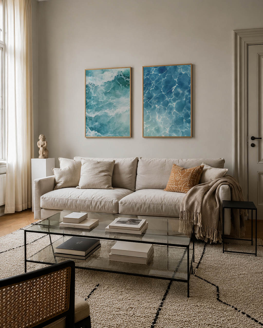 Golvend water Posterset