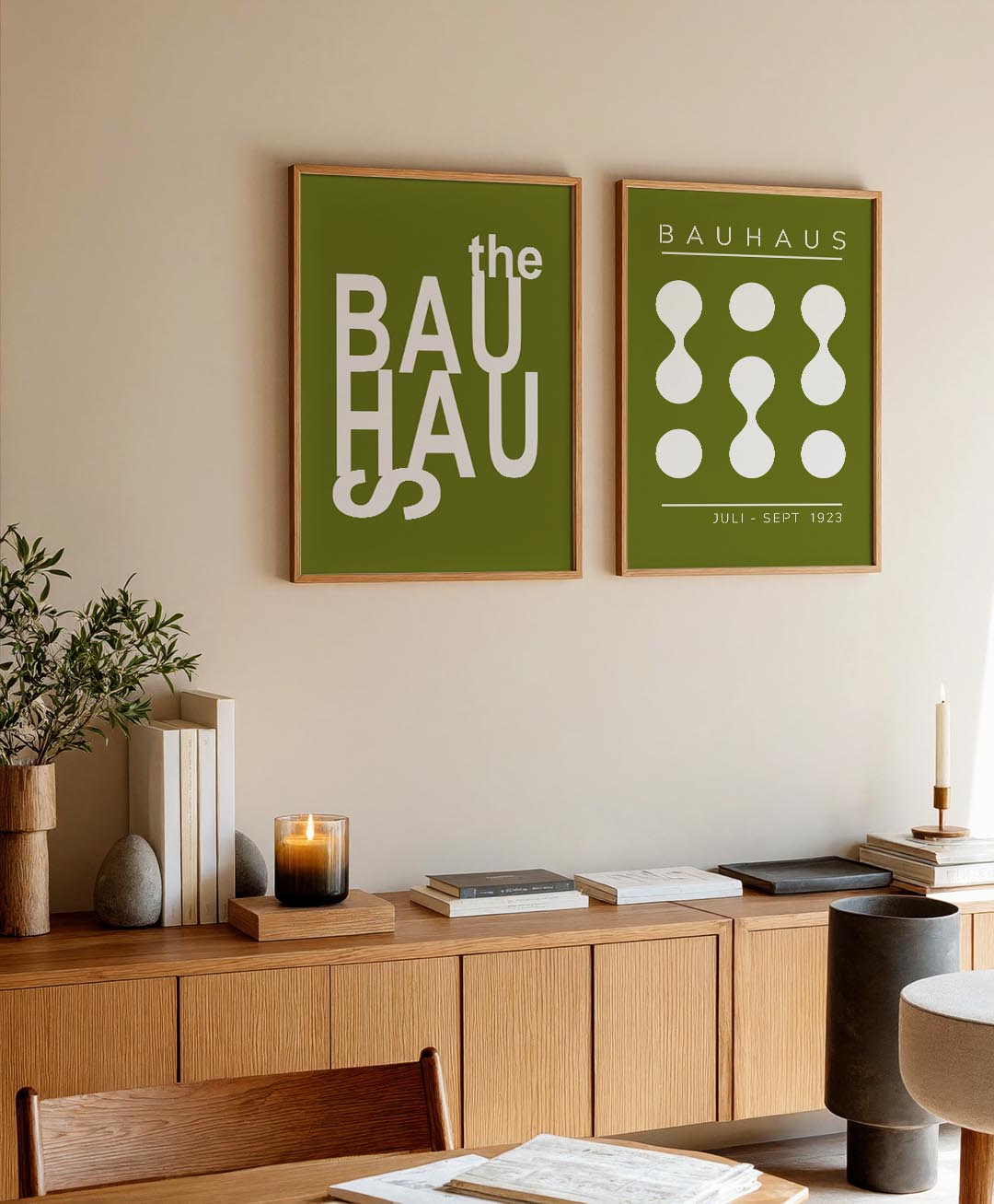 Typografisch spel Posterset
