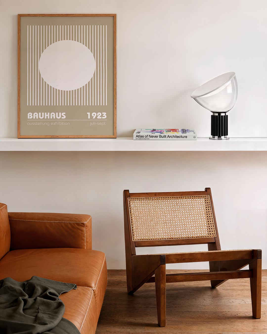 Cirkel en lijnen Poster