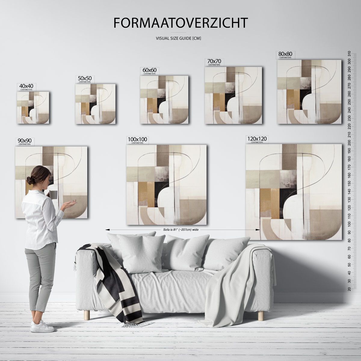 Abstracte vormen Poster