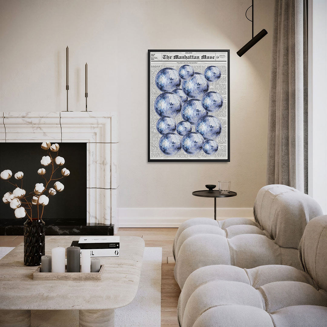 Reflecterende bollen Kunstwerk