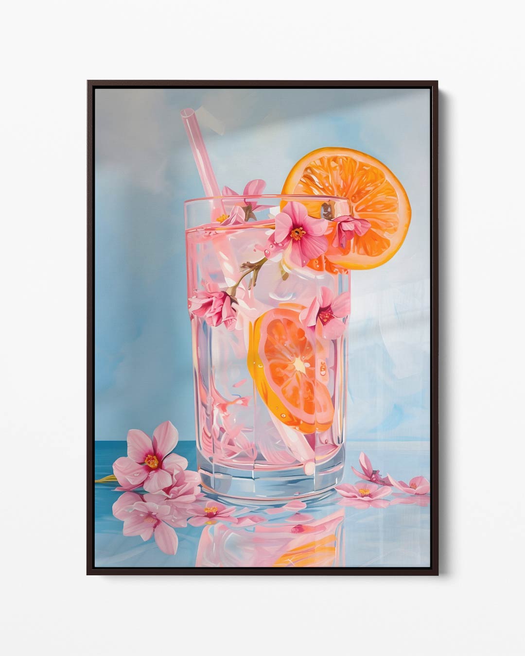 Zomers Genot Kunstwerk-canvas-dibond-plexiglas-wanddecoratie-WallArtistic