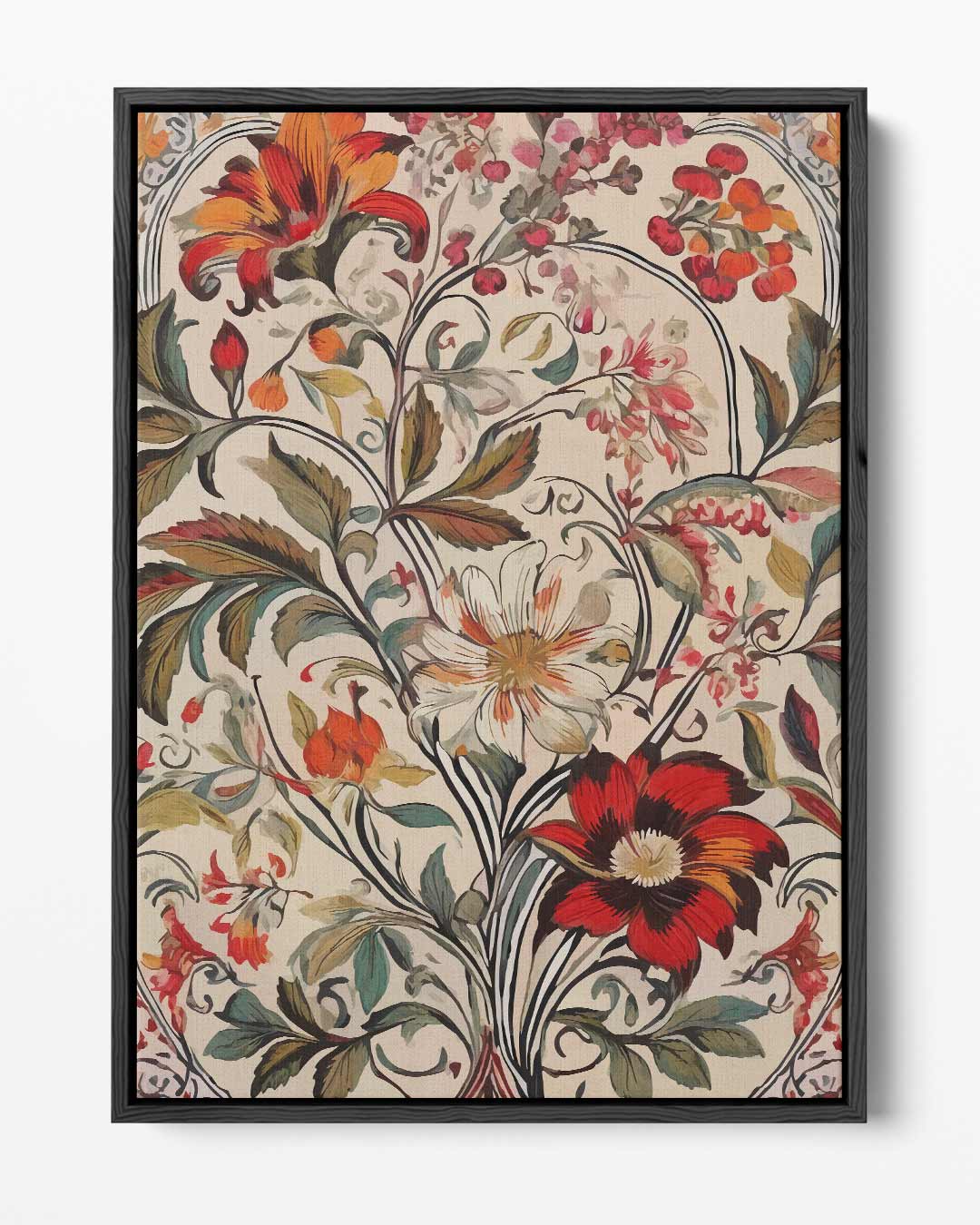 Bloemenpracht op Canvas Kunstwerk-canvas-dibond-plexiglas-wanddecoratie-WallArtistic