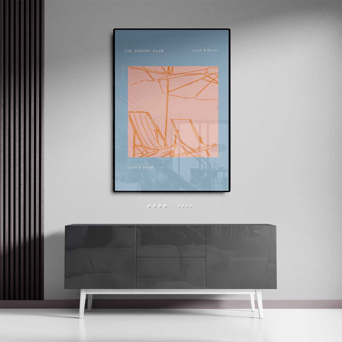 Zomerse Stranddag Sfeerbeeld Kunstwerk-canvas-dibond-plexiglas-wanddecoratie-WallArtistic
