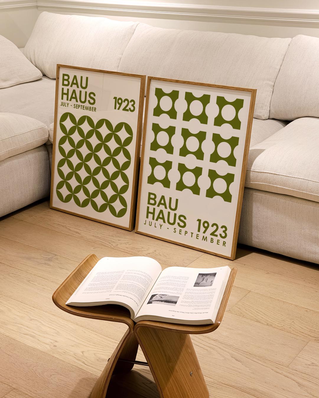 Cirkelpatroon structuur Posterset