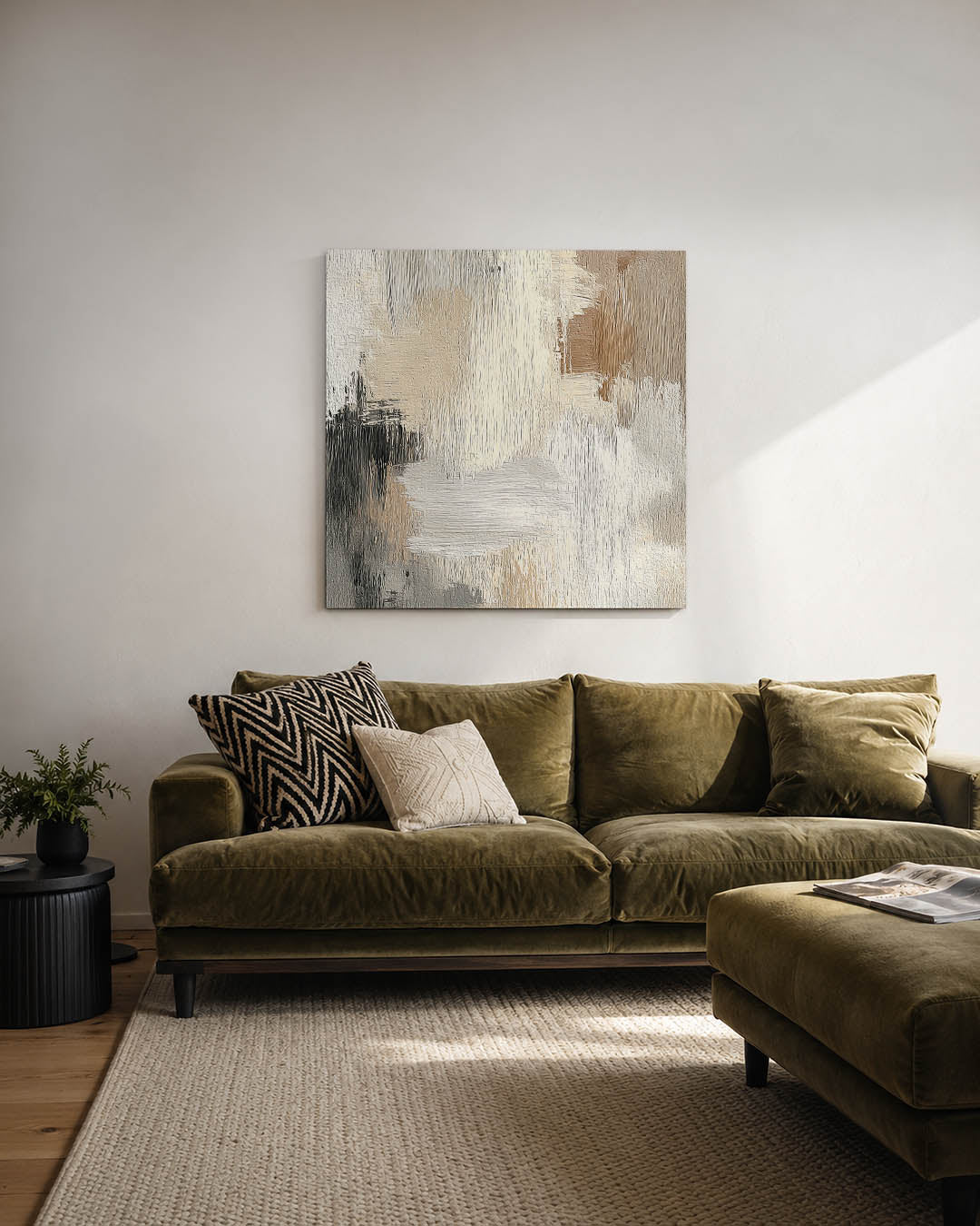Zachte kleuren harmonie Kunstwerk