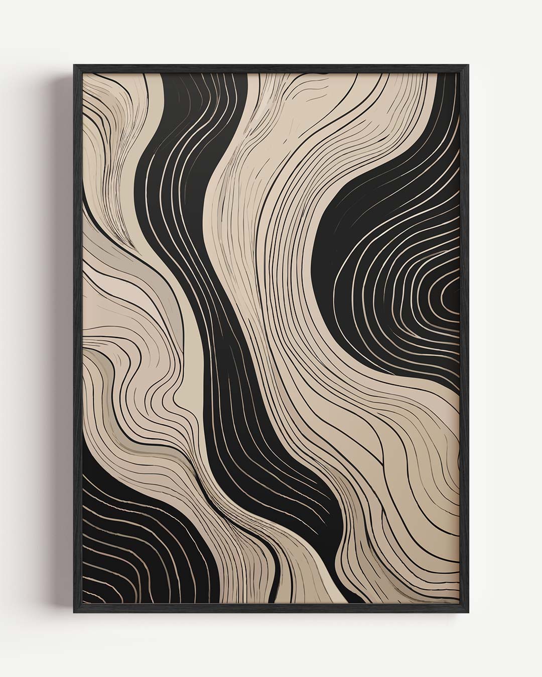 Elegante Abstracte Lijnen Poster