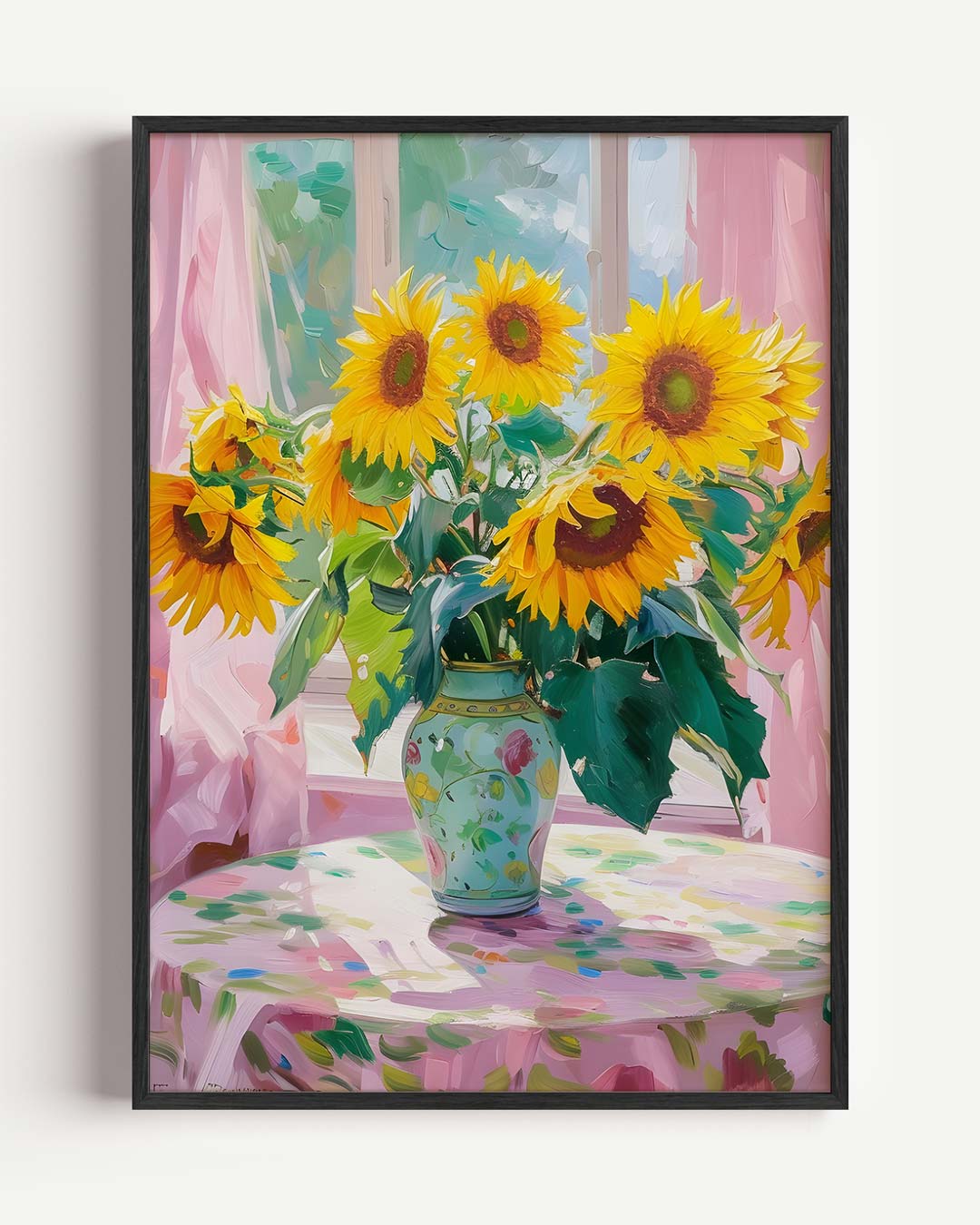 Stralende Zonnebloemen Poster