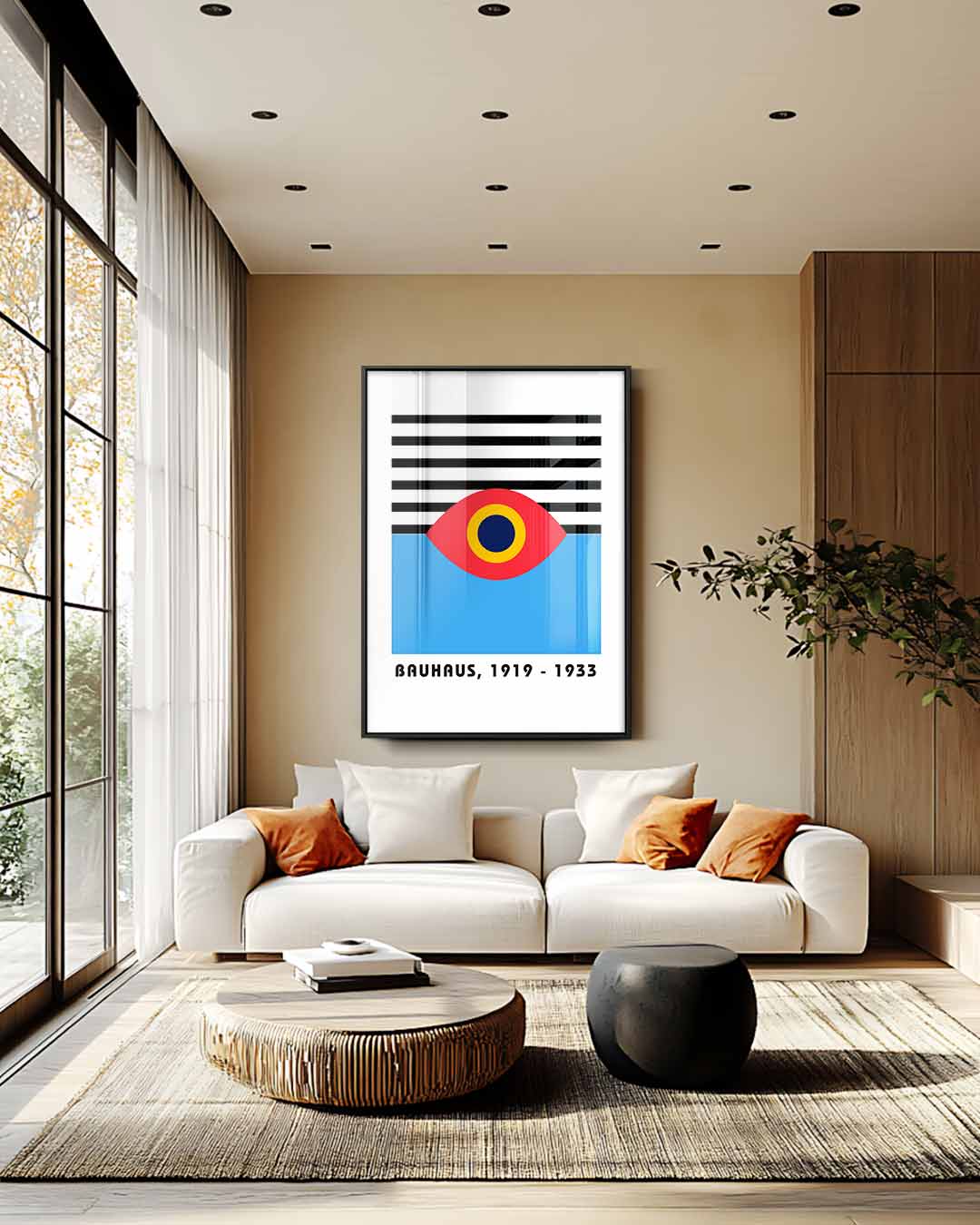 Bauhaus Stijl Poster Kunstwerk-canvas-dibond-plexiglas-wanddecoratie-WallArtistic