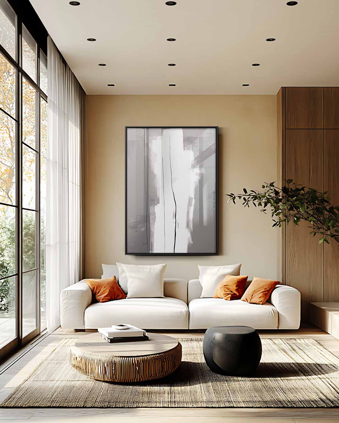 Whispering Grays Kunstwerk-canvas-dibond-plexiglas-wanddecoratie-WallArtistic