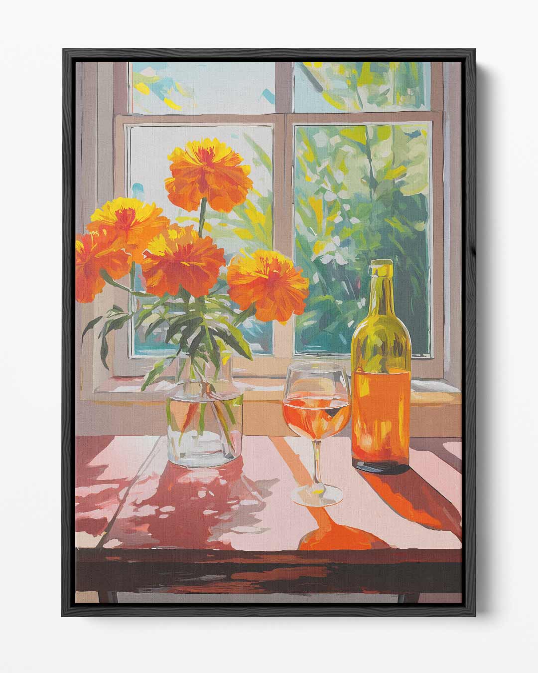 Fleurige Zomermiddag Kunstwerk-canvas-dibond-plexiglas-wanddecoratie-WallArtistic