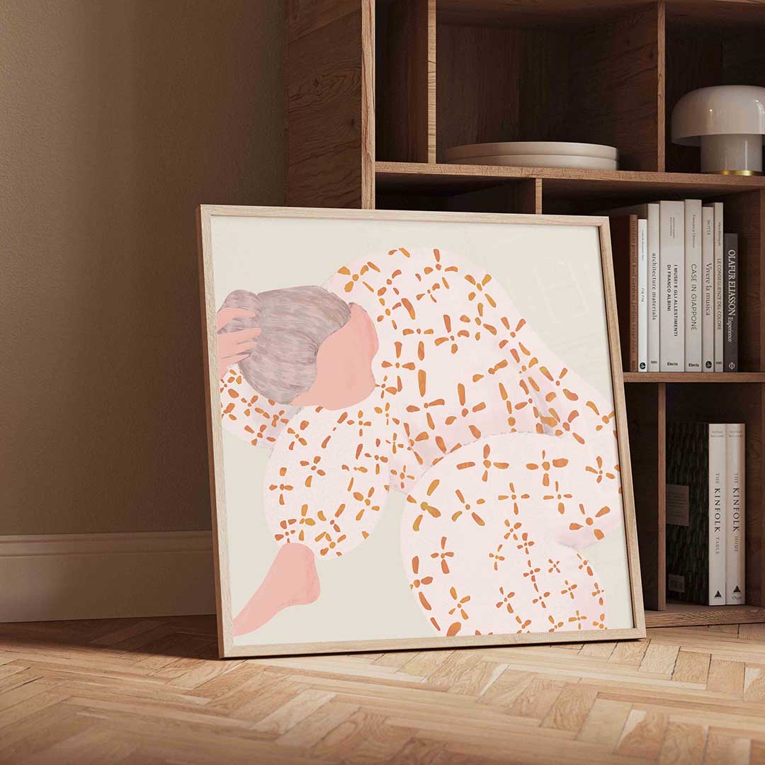 Figuur met patroon Poster