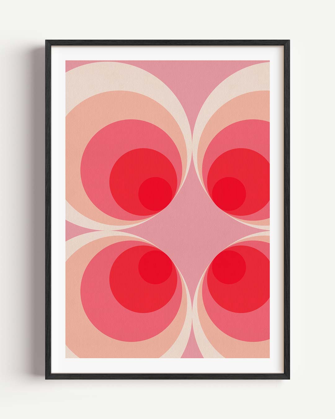 Retro-Cirkels Vibes Poster