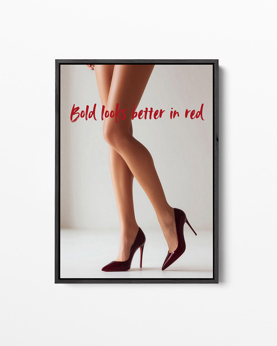 Rode schoenen elegantie Kunstwerk