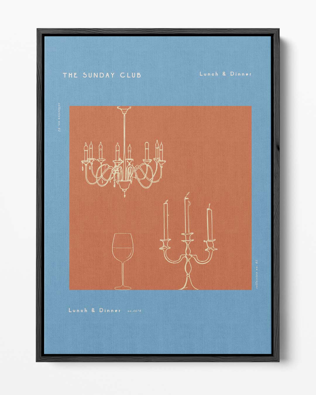 The Sunday Club Wanddecoratie Kunstwerk-canvas-dibond-plexiglas-wanddecoratie-WallArtistic