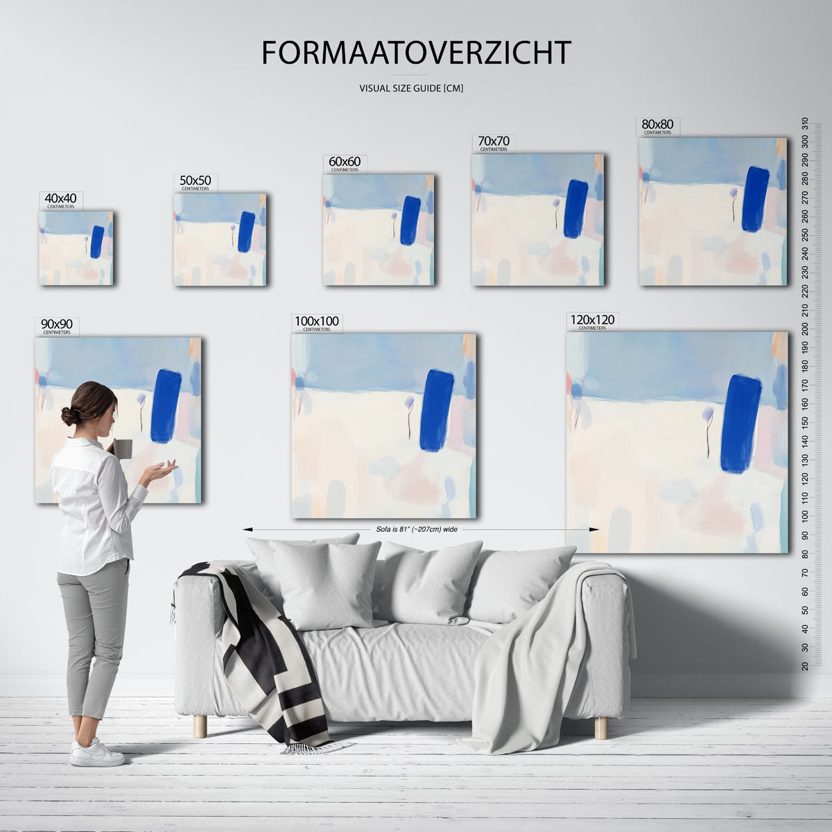 Abstracte vormen Poster