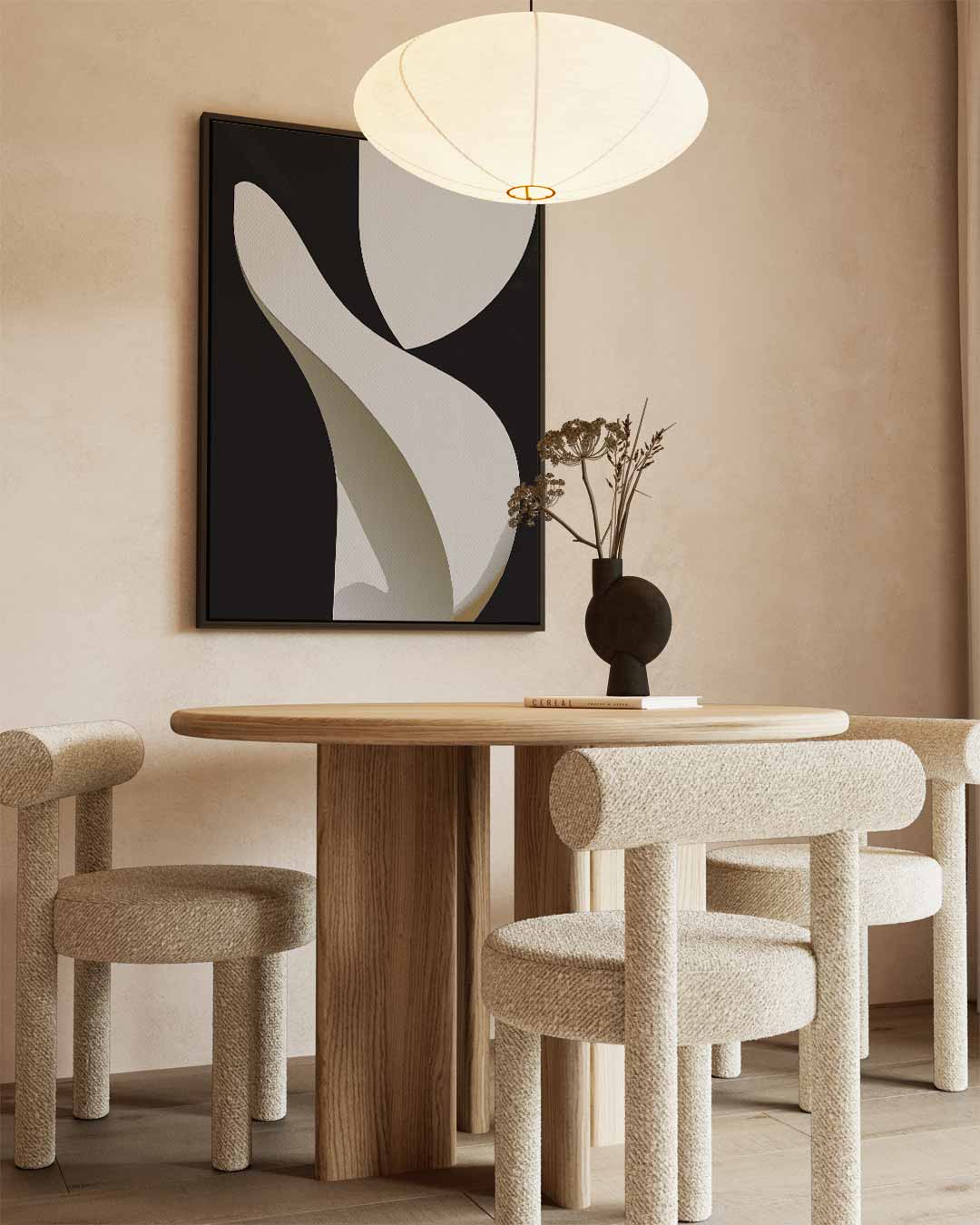 Minimalistische Abstracte Vormen Kunstwerk-canvas-dibond-plexiglas-wanddecoratie-WallArtistic