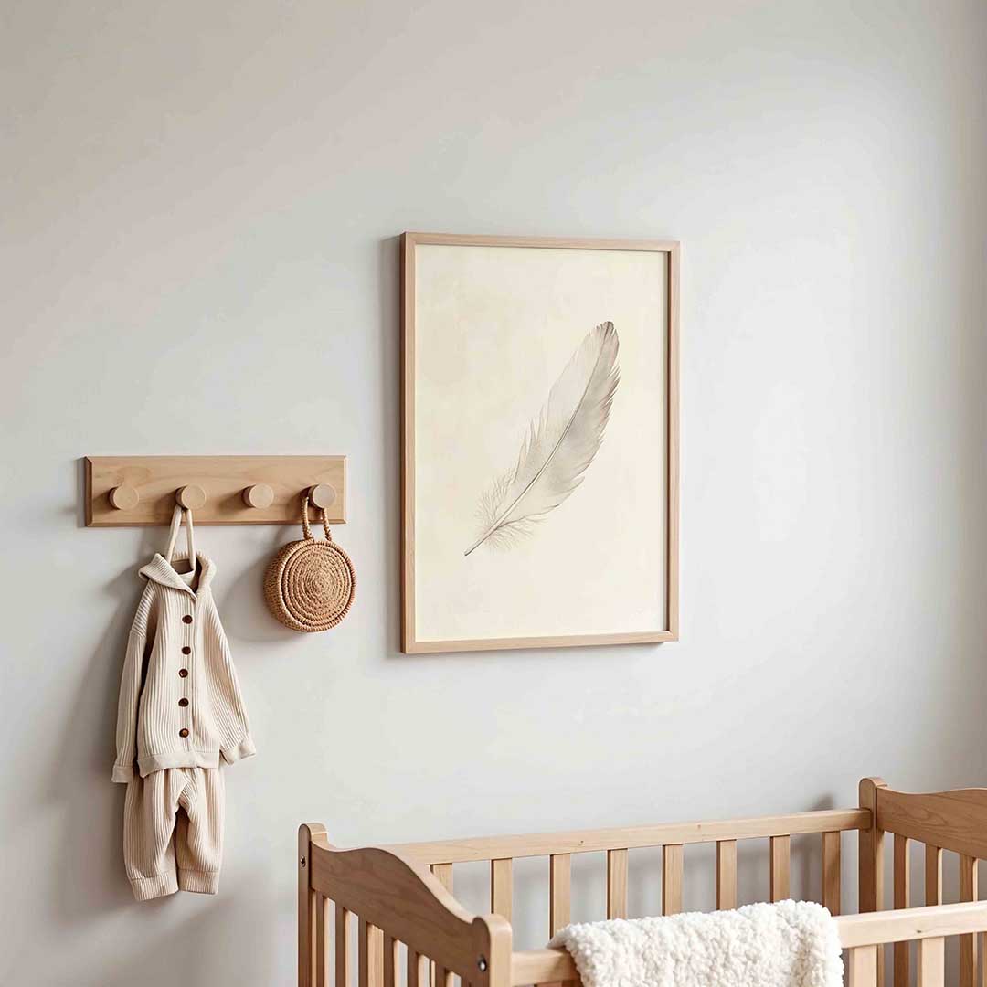 Veer op beige Poster