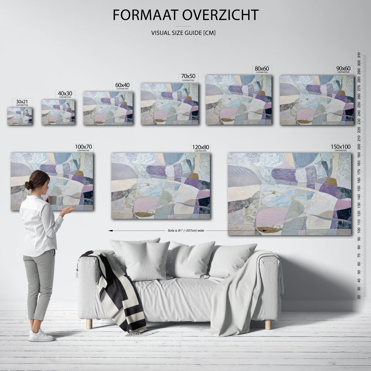 Abstracte vormen Poster