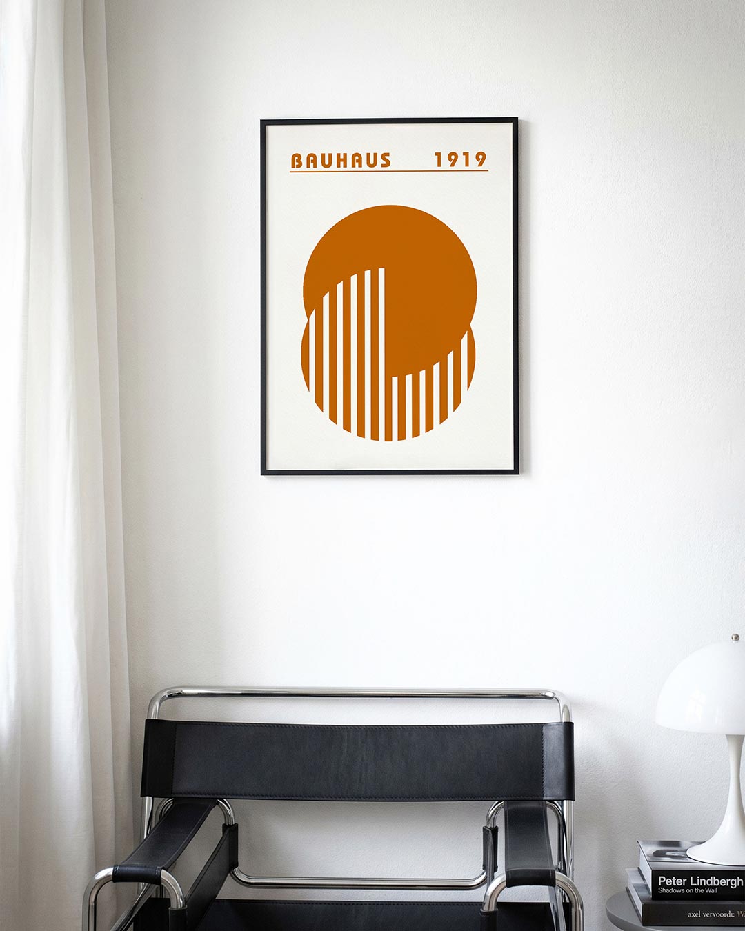 Cirkel en lijnen Poster