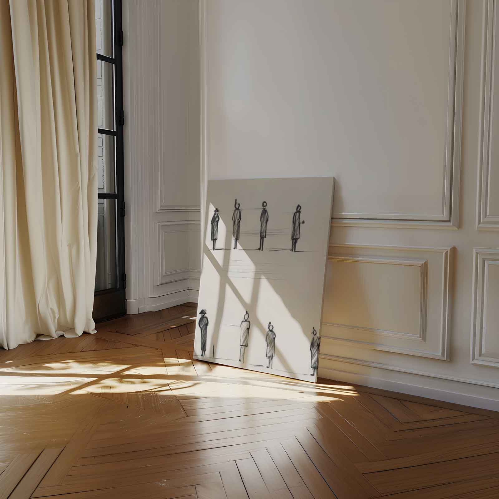 Stilte in Beweging Kunstwerk-canvas-dibond-plexiglas-wanddecoratie-WallArtistic