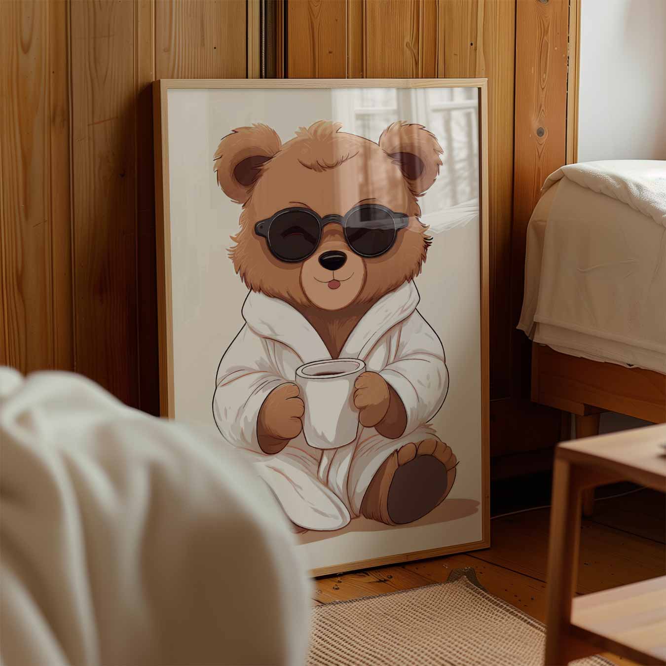 Ontspan met Teddy Poster
