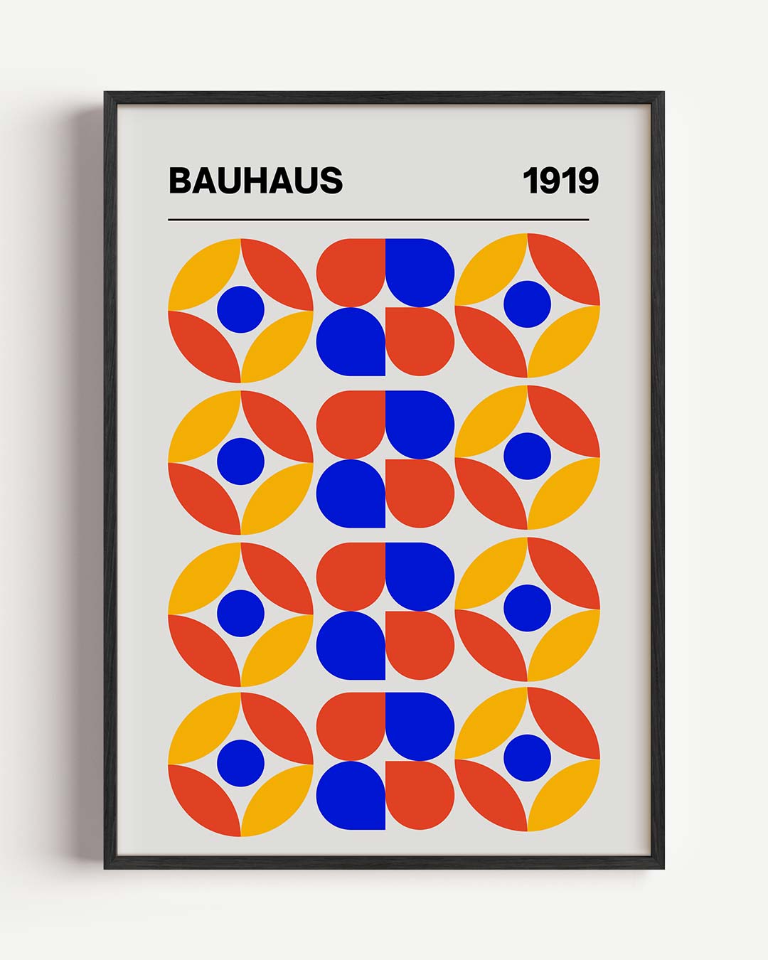 Retro Bauhaus Stijl Poster