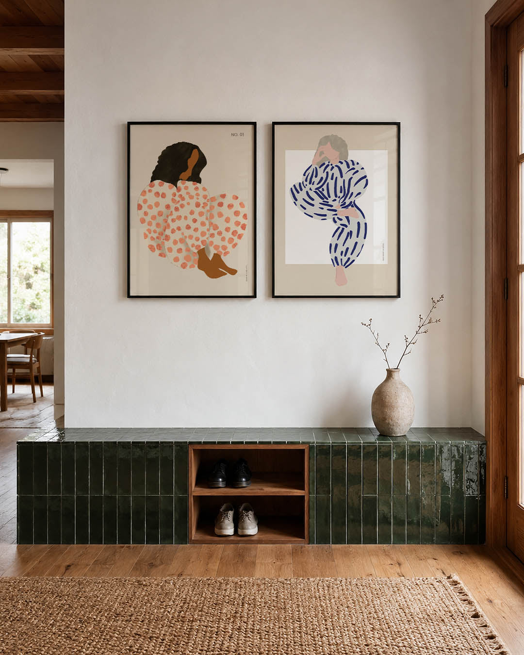 Vlekken en vormen Posterset