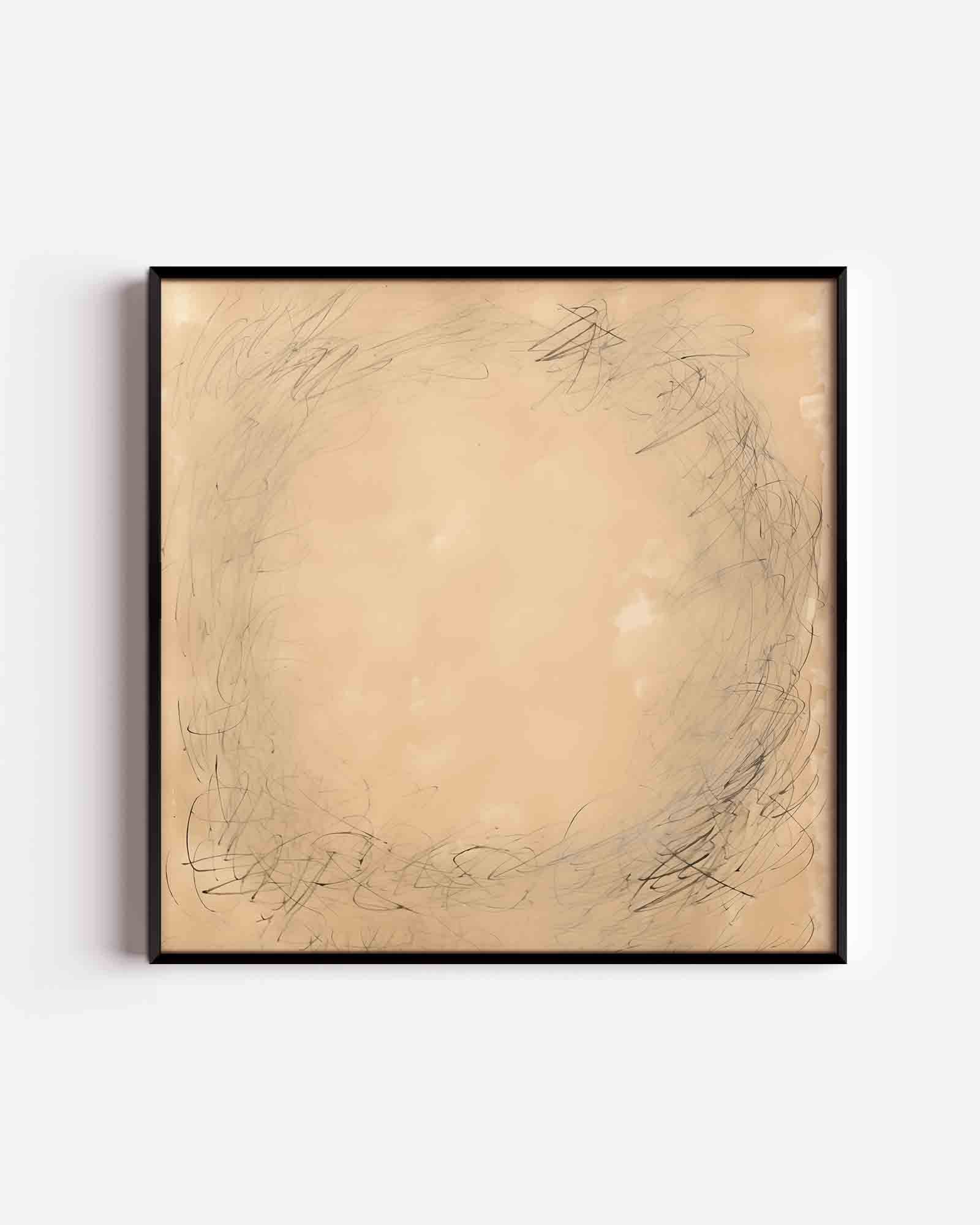 Abstracte cirkelvormige lijnen Poster