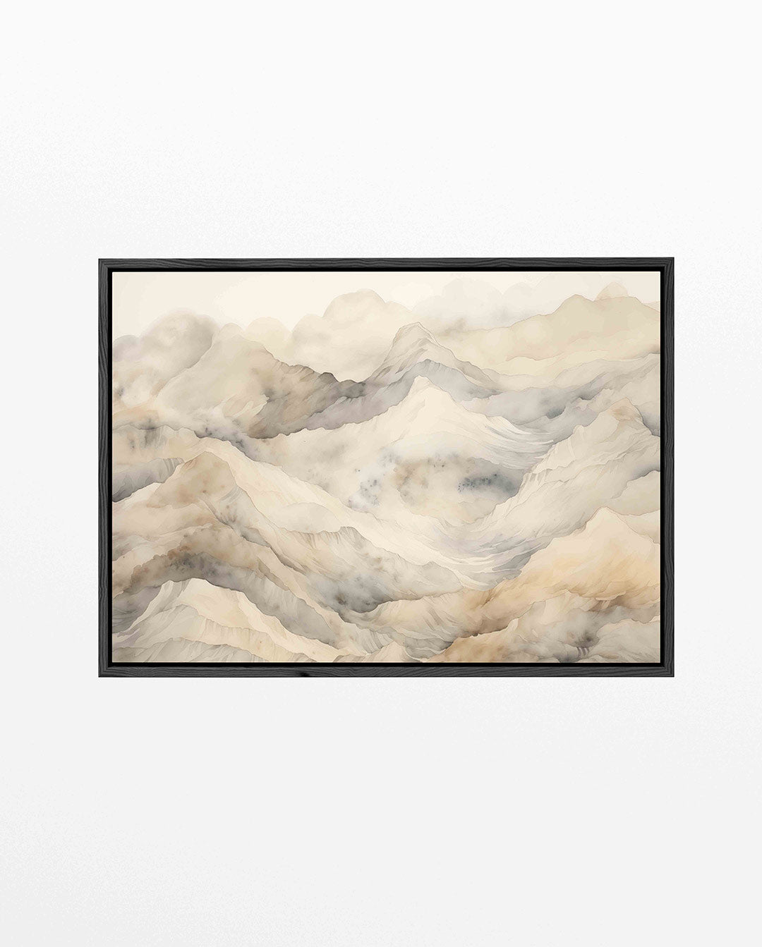 Zachte berglandschappen Kunstwerk