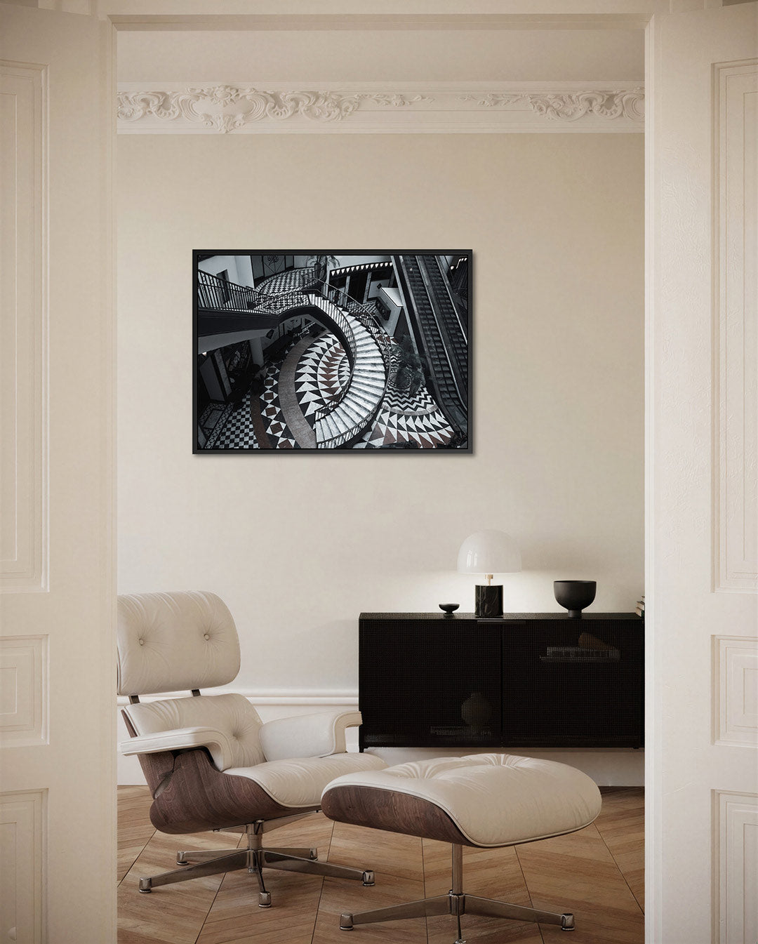 Geometrische trappen Kunstwerk