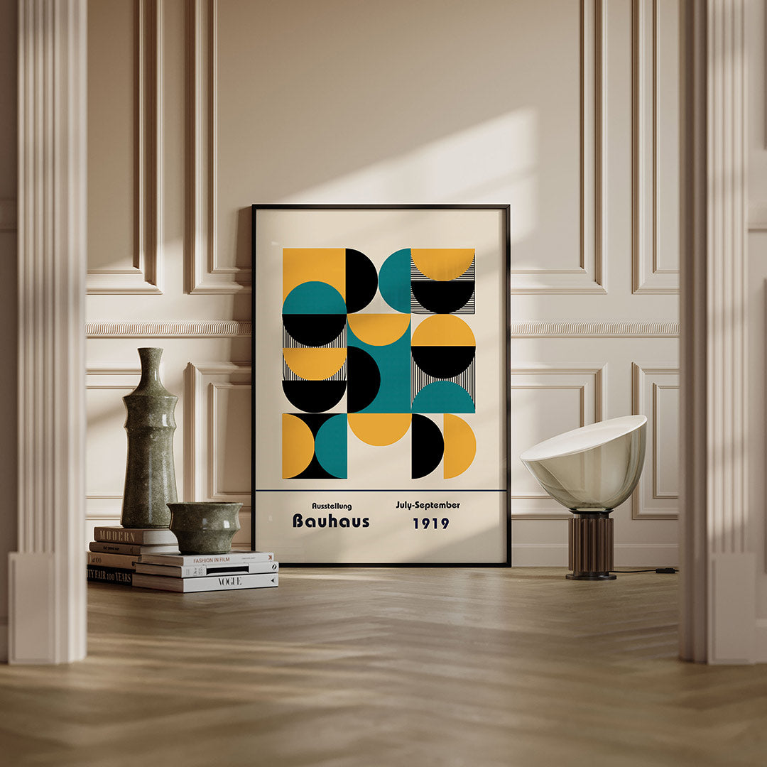 Vormritme en kleur Poster