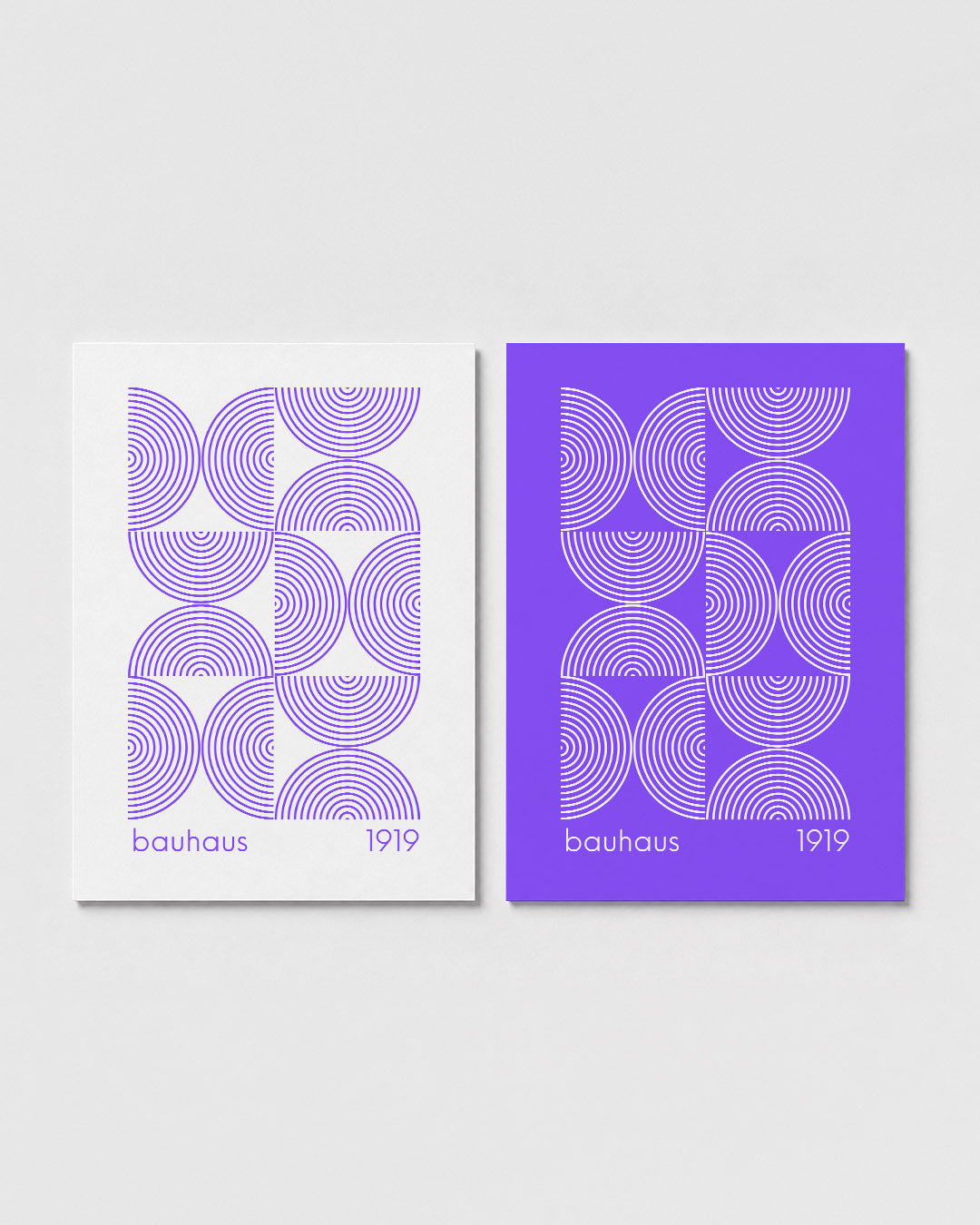 Cirkelritme en lijnen Posterset