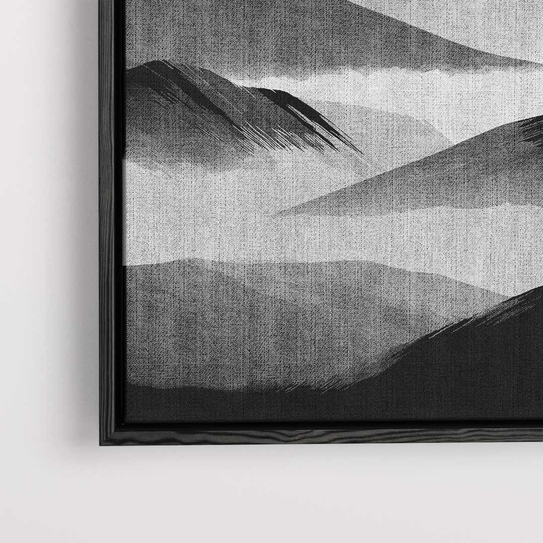 Rustige Berglandschappen Kunstwerk-canvas-dibond-plexiglas-wanddecoratie-WallArtistic