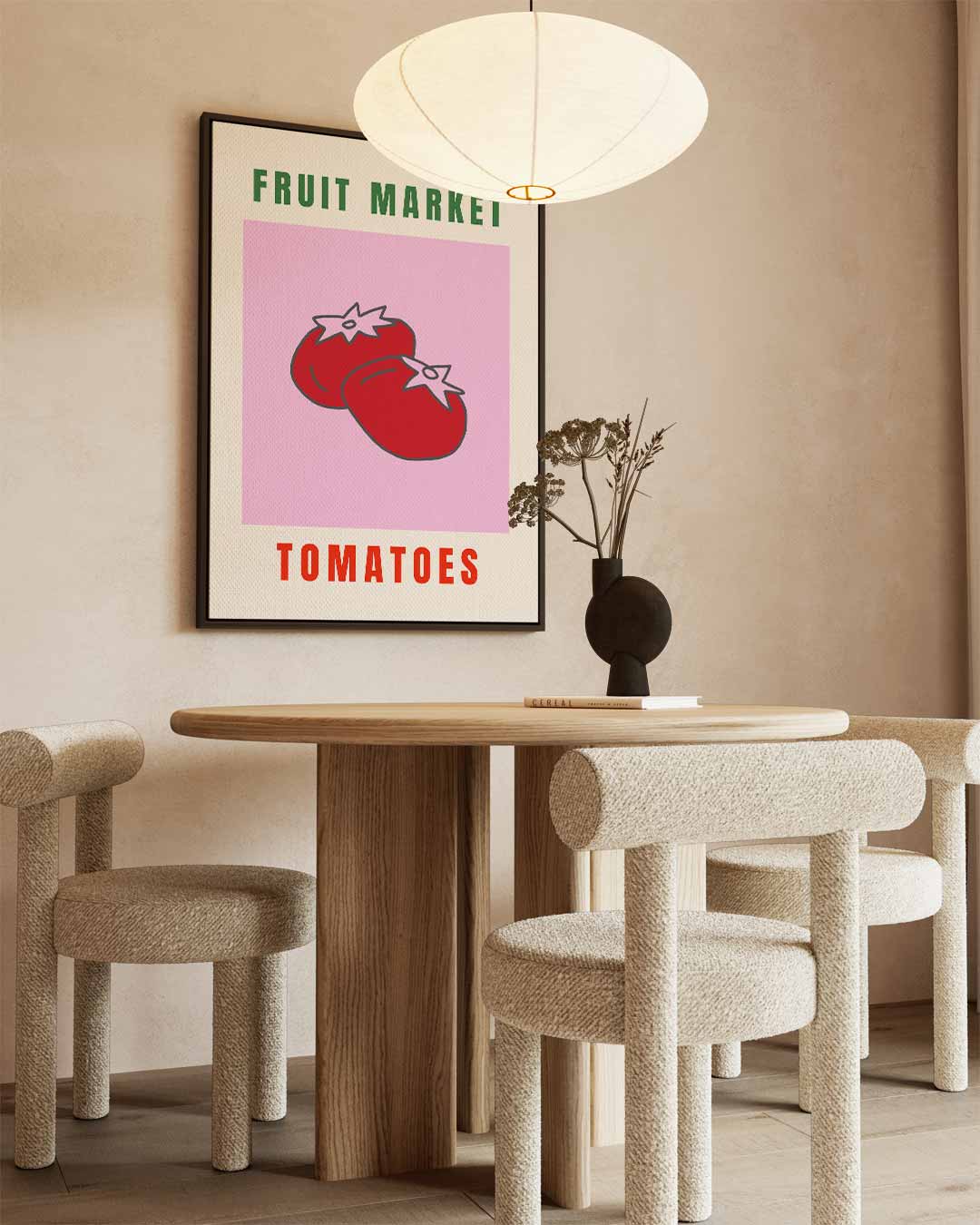 Fruit Market Tomaten Poster Kunstwerk-canvas-dibond-plexiglas-wanddecoratie-WallArtistic