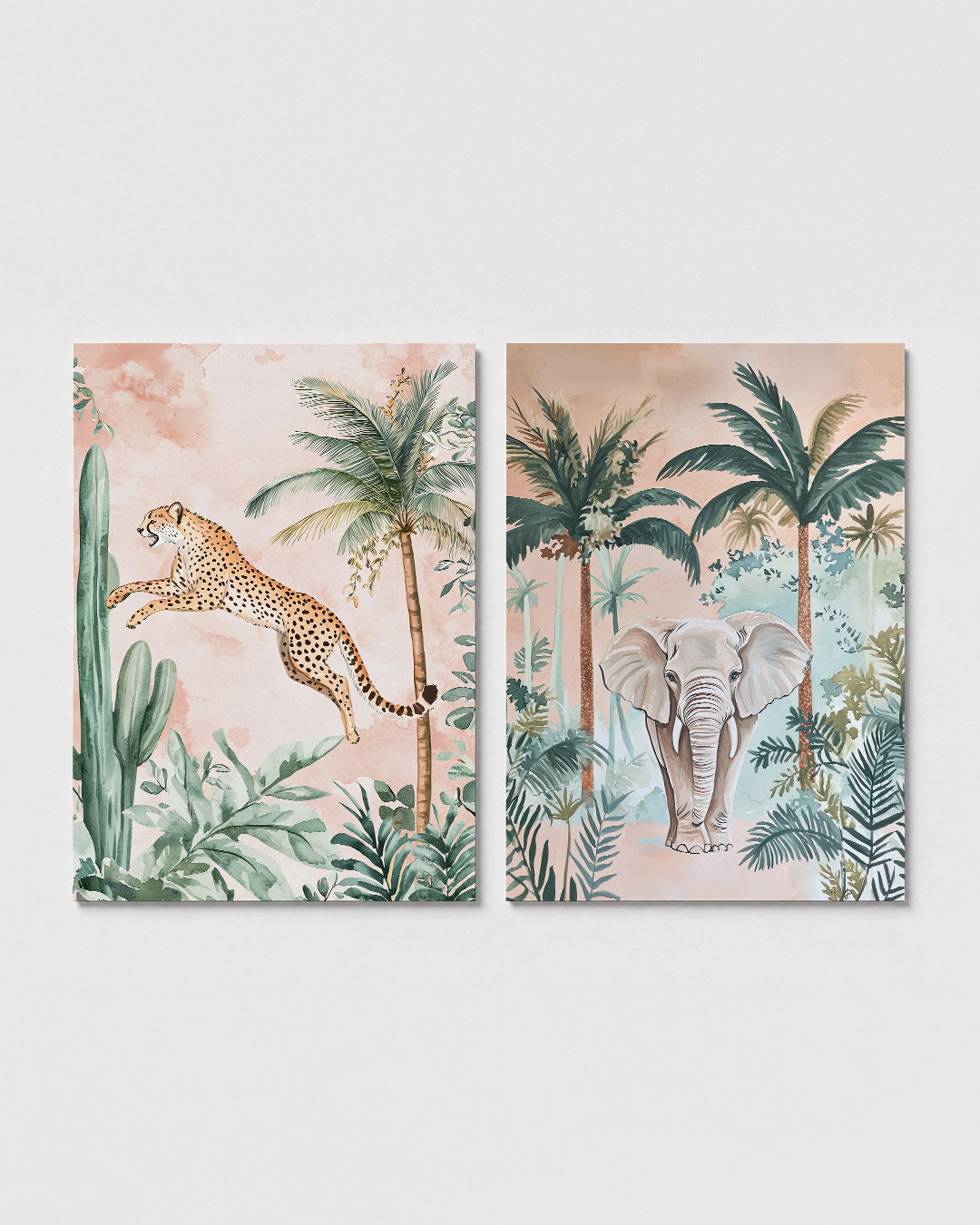 Jungle sprong Posterset