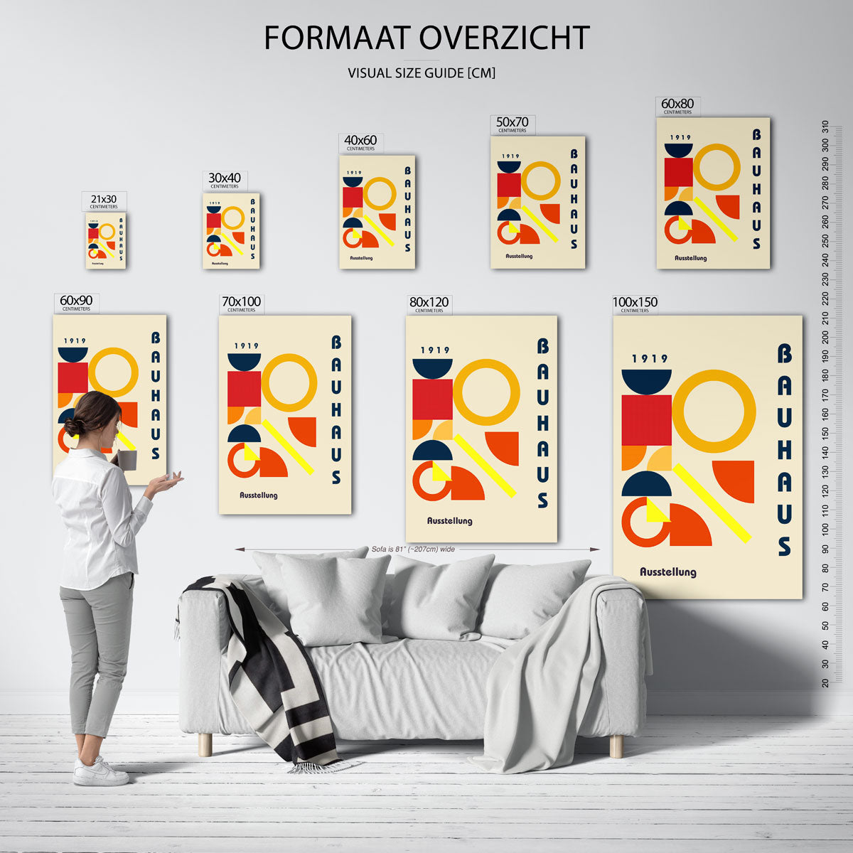 Vormen en vlakken Poster
