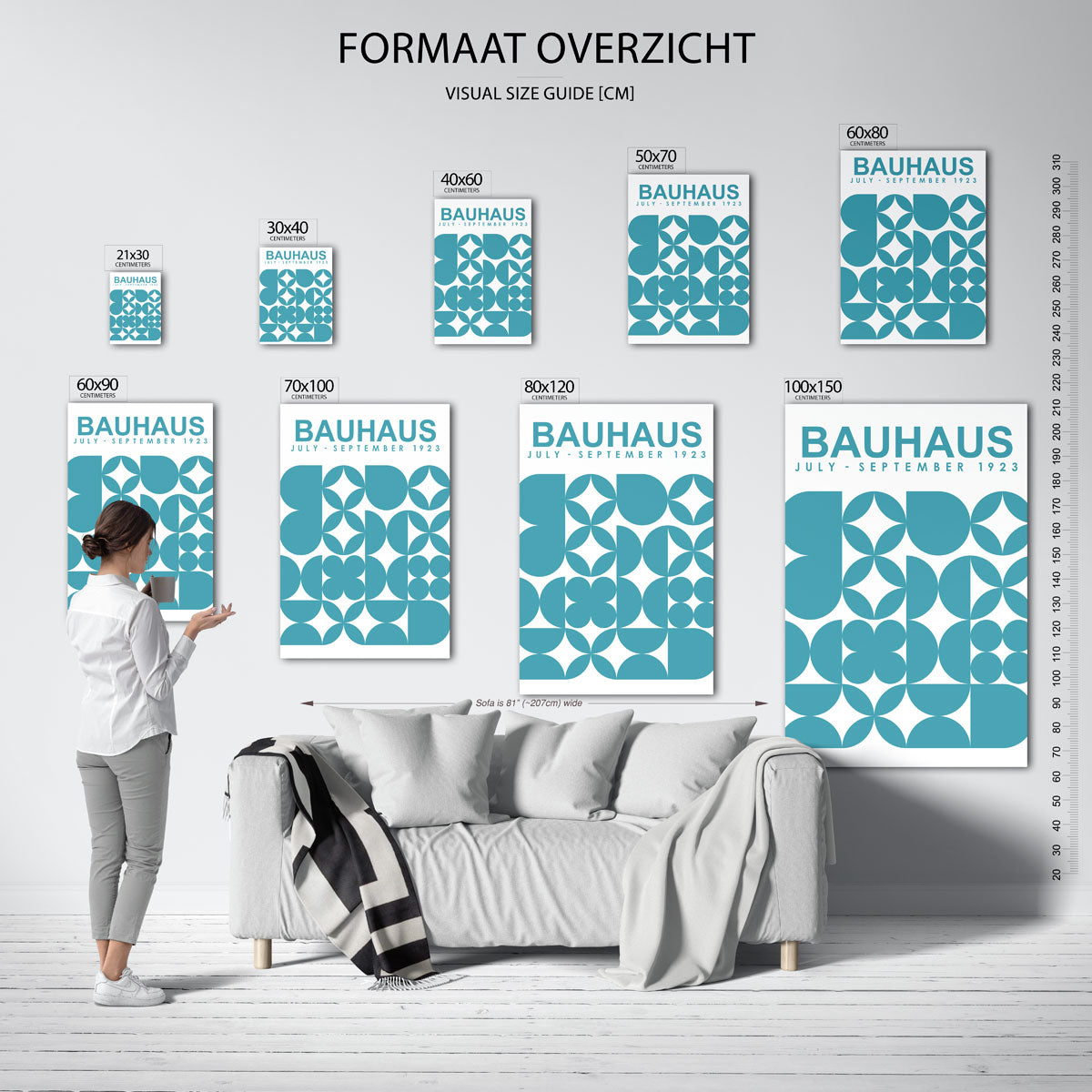 Vormen en vlakken Poster