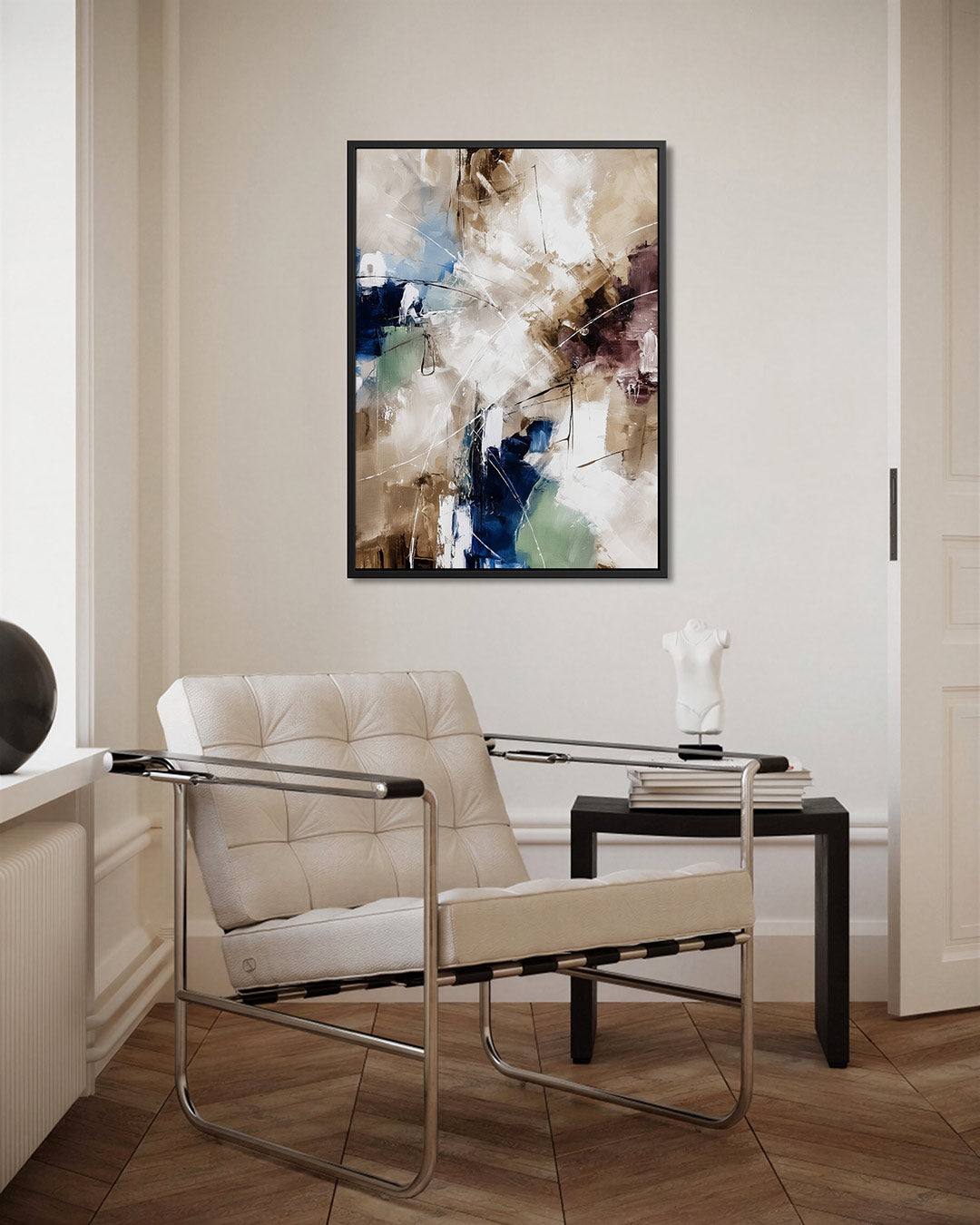 Dynamische kleurenexplosie Kunstwerk